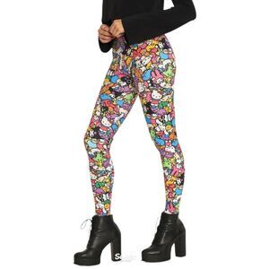 BLACKMILK Sanrio All Stars‎ Hello Kitty high waisted matte finish leggings XL